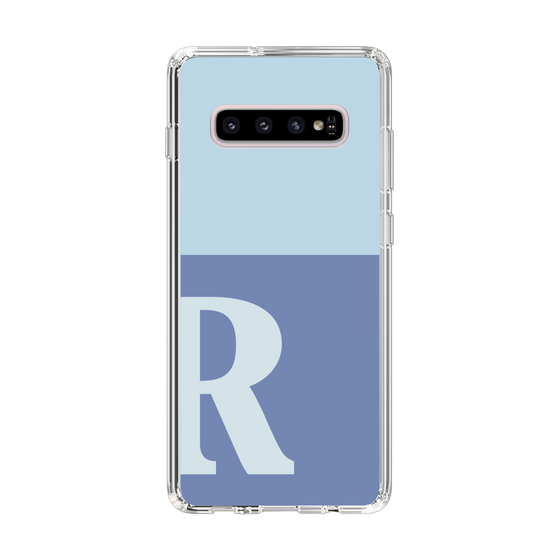 Slim Protection Case［ Original - initial two tone - R blue ］