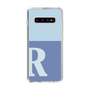 Slim Protection Case［ Original - initial two tone - R blue ］