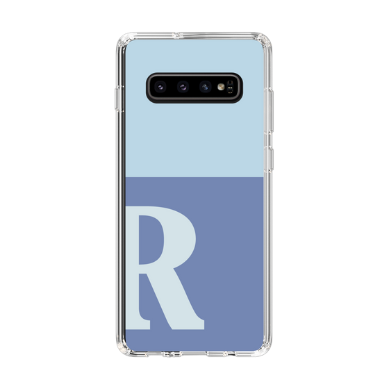Slim Protection Case［ Original - initial two tone - R blue ］