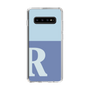 Slim Protection Case［ Original - initial two tone - R blue ］