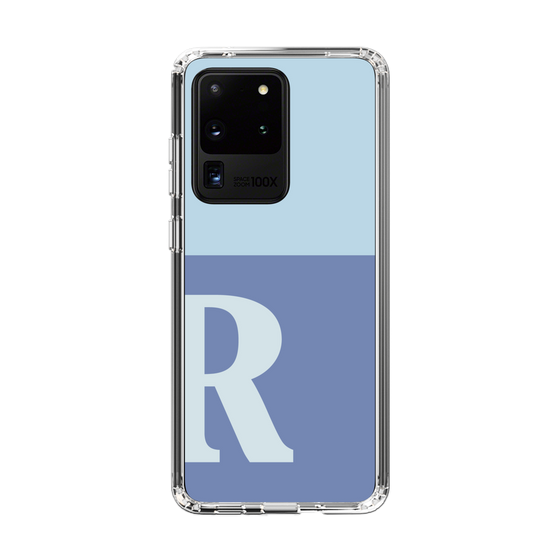 Slim Protection Case［ Original - initial two tone - R blue ］