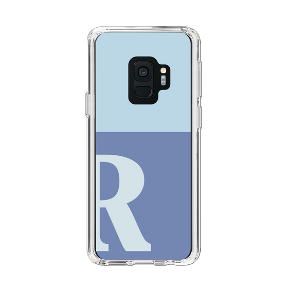 Slim Protection Case［ Original - initial two tone - R blue ］