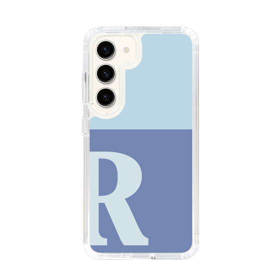 Slim Protection Case［ Original - initial two tone - R blue ］