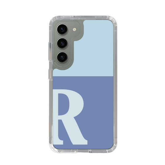 Slim Protection Case［ Original - initial two tone - R blue ］