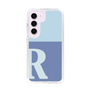 Slim Protection Case［ Original - initial two tone - R blue ］