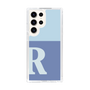 Slim Protection Case［ Original - initial two tone - R blue ］
