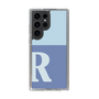 Slim Protection Case［ Original - initial two tone - R blue ］