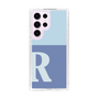 Slim Protection Case［ Original - initial two tone - R blue ］