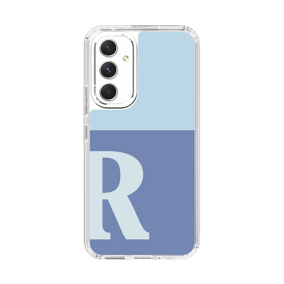 Slim Protection Case［ Original - initial two tone - R blue ］