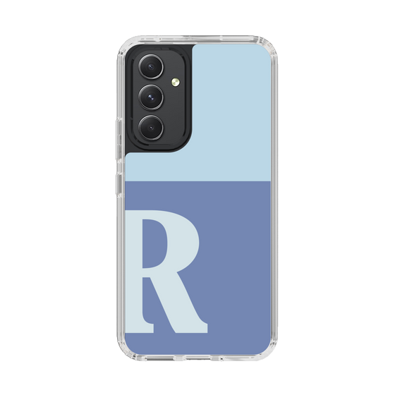 Slim Protection Case［ Original - initial two tone - R blue ］