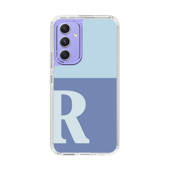 Slim Protection Case［ Original - initial two tone - R blue ］