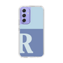 Slim Protection Case［ Original - initial two tone - R blue ］