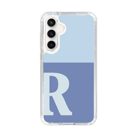 Slim Protection Case［ Original - initial two tone - R blue ］