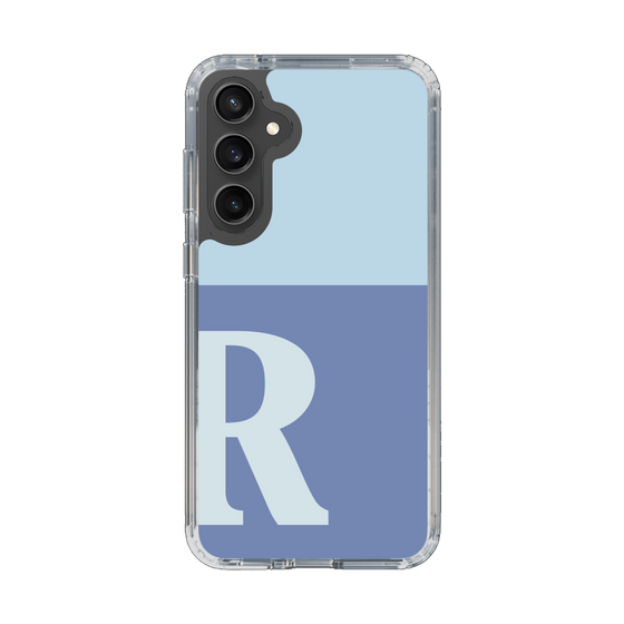 Slim Protection Case［ Original - initial two tone - R blue ］