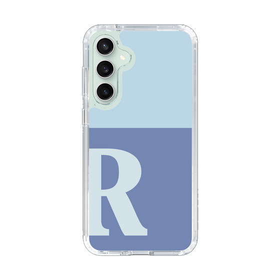 Slim Protection Case［ Original - initial two tone - R blue ］