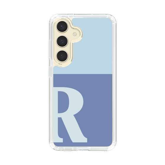 Slim Protection Case［ Original - initial two tone - R blue ］