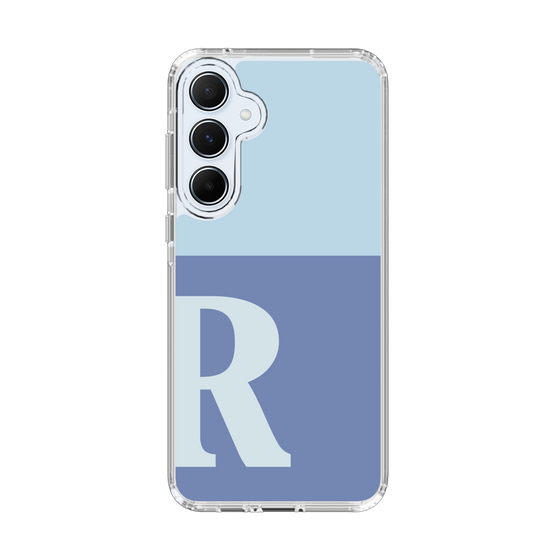 Slim Protection Case［ オリジナル - initial two tone - R blue ］