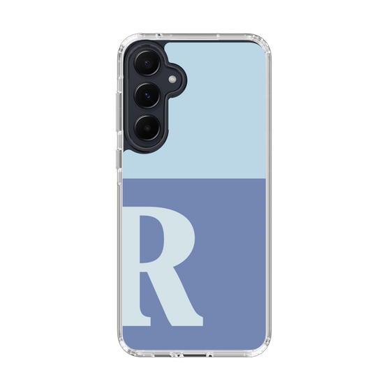 Slim Protection Case［ オリジナル - initial two tone - R blue ］