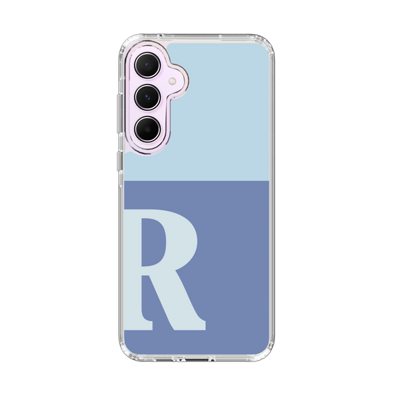 Slim Protection Case［ オリジナル - initial two tone - R blue ］