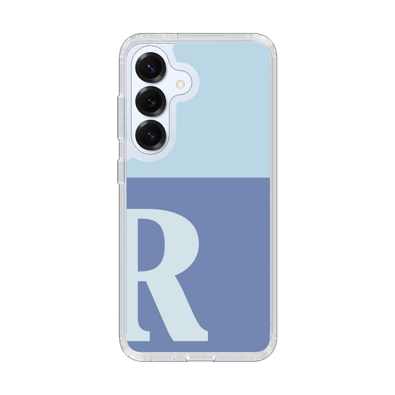 Slim Protection Case［ Original - initial two tone - R blue ］