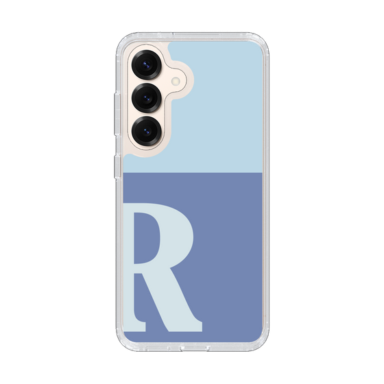 Slim Protection Case［ Original - initial two tone - R blue ］