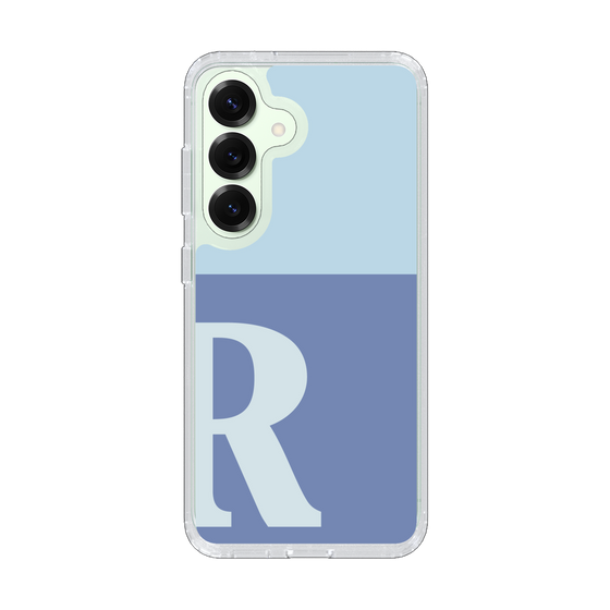 Slim Protection Case［ Original - initial two tone - R blue ］