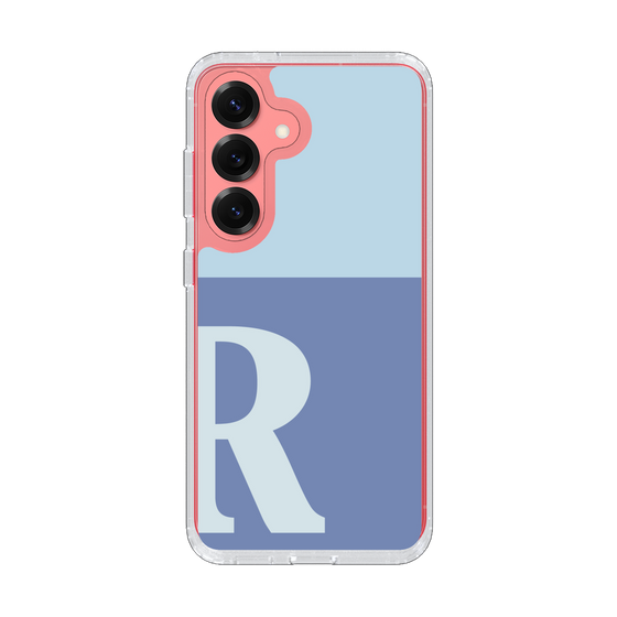 Slim Protection Case［ Original - initial two tone - R blue ］