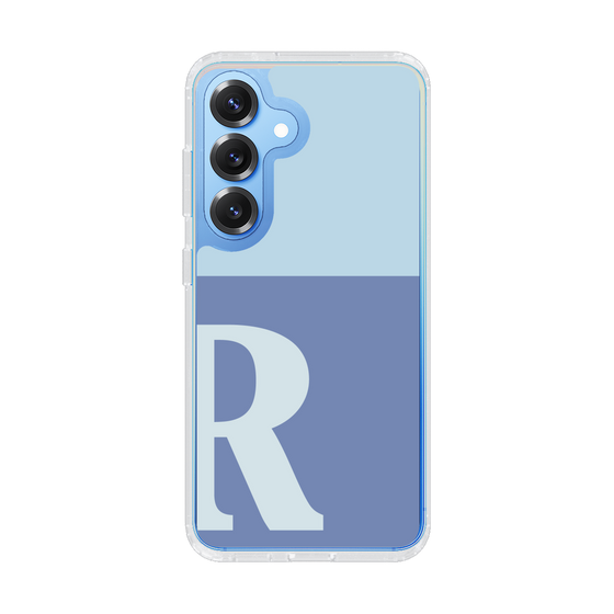 Slim Protection Case［ Original - initial two tone - R blue ］