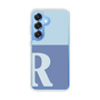 Slim Protection Case［ Original - initial two tone - R blue ］