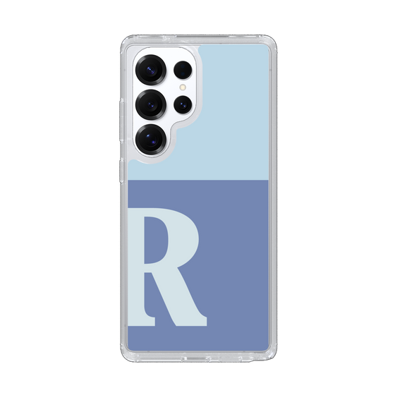 Slim Protection Case［ Original - initial two tone - R blue ］