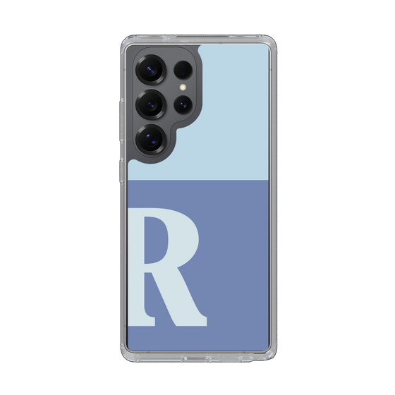 Slim Protection Case［ Original - initial two tone - R blue ］