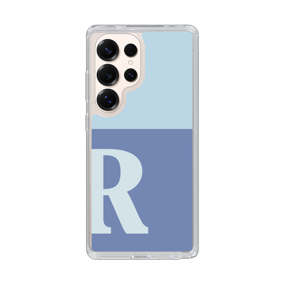 Slim Protection Case［ Original - initial two tone - R blue ］