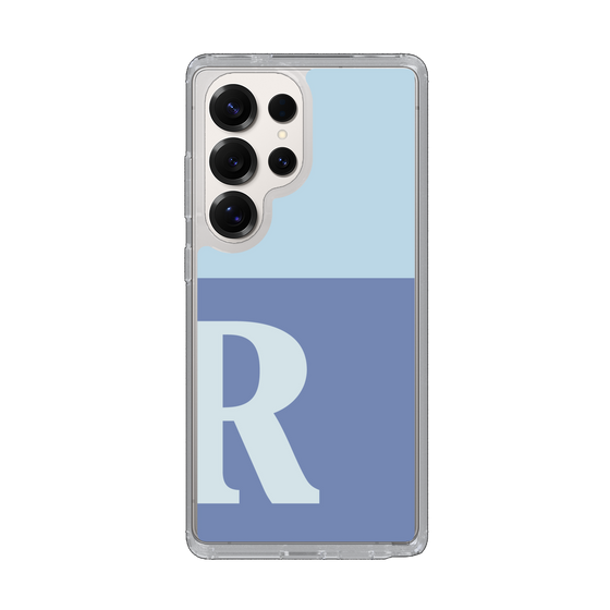 Slim Protection Case［ Original - initial two tone - R blue ］
