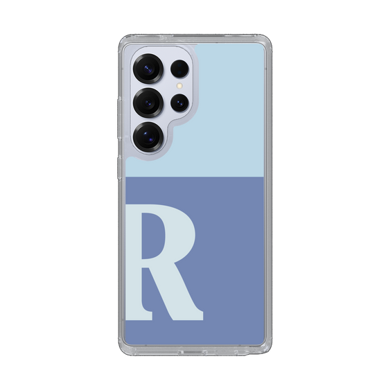 Slim Protection Case［ Original - initial two tone - R blue ］