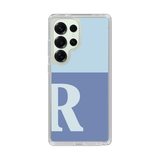 Slim Protection Case［ Original - initial two tone - R blue ］