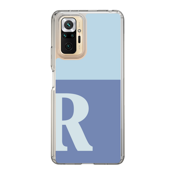Slim Protection Case［ Original - initial two tone - R blue ］