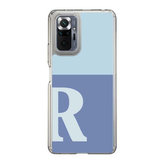 Slim Protection Case［ Original - initial two tone - R blue ］