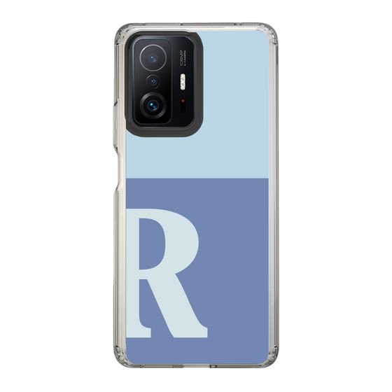 Slim Protection Case［ Original - initial two tone - R blue ］