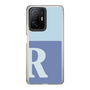 Slim Protection Case［ Original - initial two tone - R blue ］