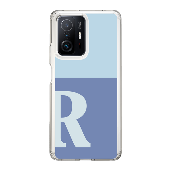 Slim Protection Case［ Original - initial two tone - R blue ］