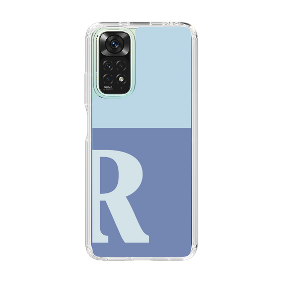 Slim Protection Case［ Original - initial two tone - R blue ］