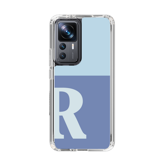 Slim Protection Case［ Original - initial two tone - R blue ］