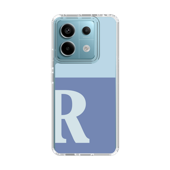 Slim Protection Case［ Original - initial two tone - R blue ］