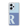 Slim Protection Case［ Original - initial two tone - R blue ］