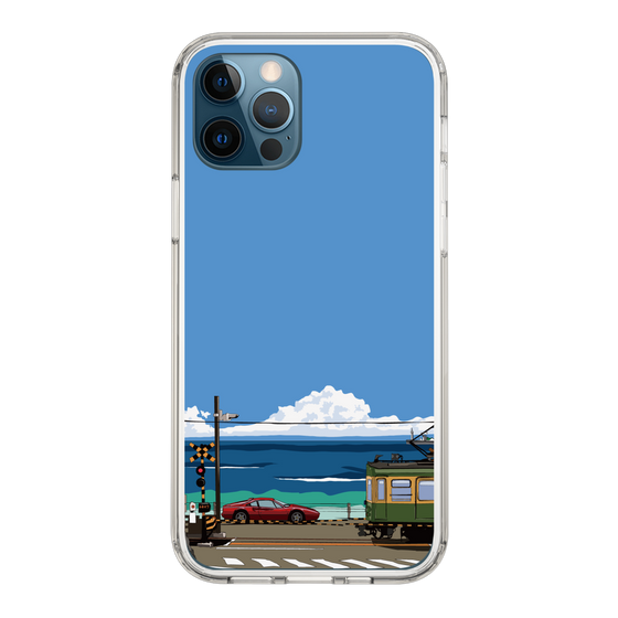 Slim Protection Case［ Studio Alec Shonan Story - Enoden and Ferrari 328GT ］