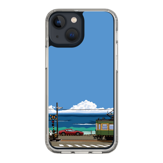 Slim Protection Case［ Studio Alec Shonan Story - Enoden and Ferrari 328GT ］
