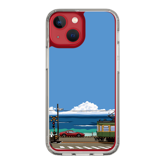 Slim Protection Case［ Studio Alec Shonan Story - Enoden and Ferrari 328GT ］