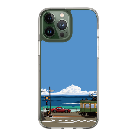 Slim Protection Case［ Studio Alec Shonan Story - Enoden and Ferrari 328GT ］