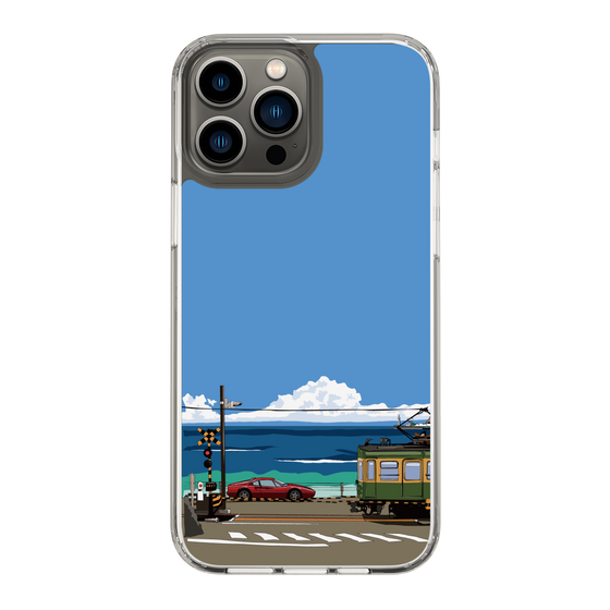 Slim Protection Case［ Studio Alec Shonan Story - Enoden and Ferrari 328GT ］