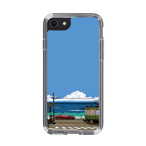 Slim Protection Case［ Studio Alec Shonan Story - Enoden and Ferrari 328GT ］
